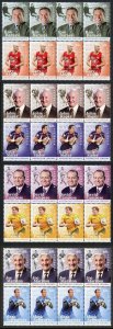 Australia SG3697/04 2012 Australian Legends Set in Blocks U/M