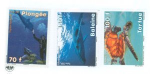 French Polynesia #1008-1010 Mint (NH) Single (Complete Set)