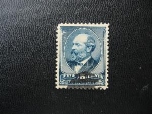 1888  SCOTT # 216  5c   USED  F/VF  SCV.$ 15.00