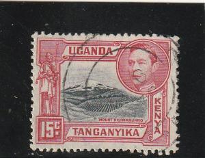 Kenya, Uganda & Tanzania  Scott#  72  Used