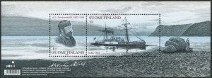 Finland 2008 joint issue with Greenland Polar discoveries Nordenskiöld block MNH