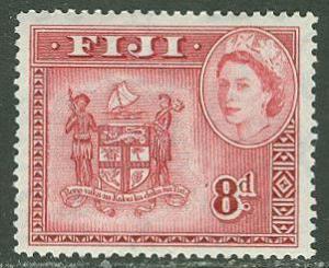 Fiji # 155 QE II - 8d. Coat of Arms  (1) VLH