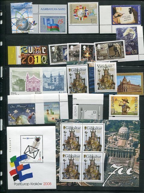 Europa Cept 2009 issues  Mint VF NH - Lakeshore Philatelics