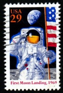 SC# 2841 - (29c) - First Moon Landing, Used single