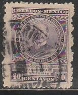 MEXICO 664, 40¢ PAN AMERICAN POSTAL CONGRESS, USED. VF. (1075)