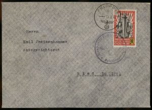 3rd Reich Germany 1942 Belgium Legions MiI Feldpost Cover 96489