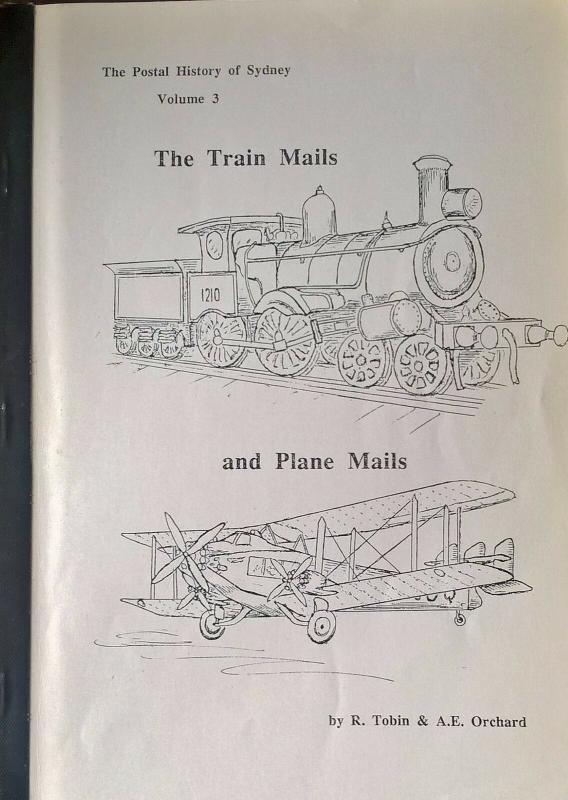 Postal History of Sydney Train & Plane Mails Australia Airmail TPO Tobin Pmks