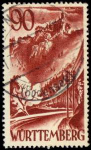 German States- Wurttemberg 8N37 used