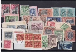 World Mixed Stamps on Piece Ref 31516
