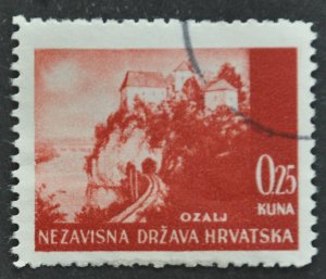 DYNAMITE Stamps: Croatia Scott #30 – USED