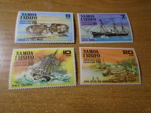 Samoa  #  325-28  MNH