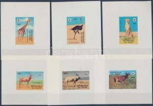 Niger stamp WWF endangered animals set in imperf block form MNH 1978 WS190010