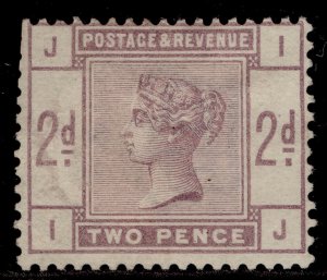 GB QV SG189, 2d lilac, UNUSED. Cat £230. IJ 