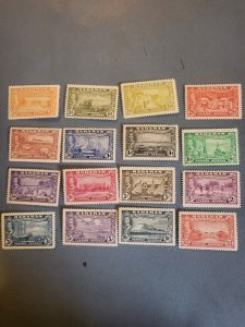 Stamps Bahamas Scott #132-47 hinged