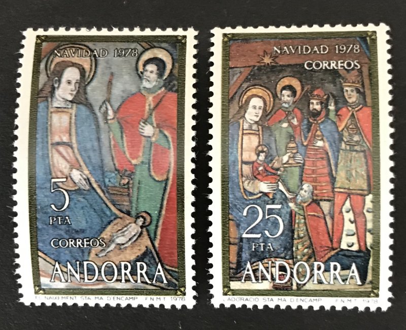 Andorra(SP) 1978 #106-7  MNH, CV $.85