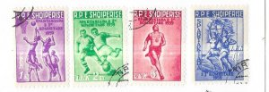 Albania #544-547 set complete   (CTO) ) CV$2.50