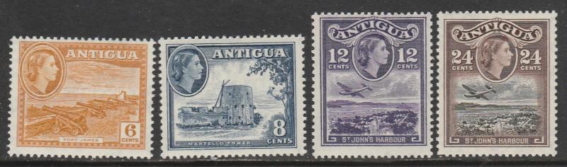 Antigua  1953  Scott No. 113-16  (N*)
