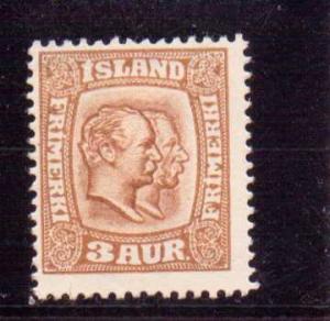 Iceland  Scott#  100  MH