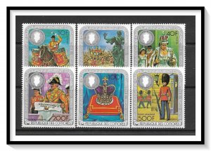 Comoro Islands 1978 Coronation Issue Unlisted Set MNH