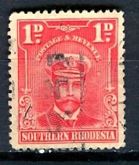 Southern Rhodesia; 1924: Sc. # 2: Used Single Stamp