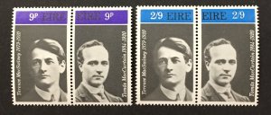 Ireland 1970 #285a-87a, Portraits, MNH.