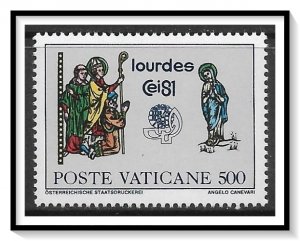 Vatican City #690 Eucharistic Congress MNH