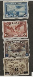 Canada C3-C6 Mint Never Hinged