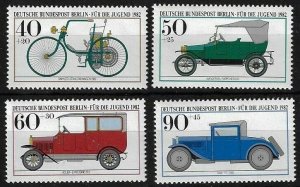 1982 West Berlin 660-663 Cars 5,00 €