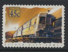 Australia SG 1414  Used  -Trains self adhesive 