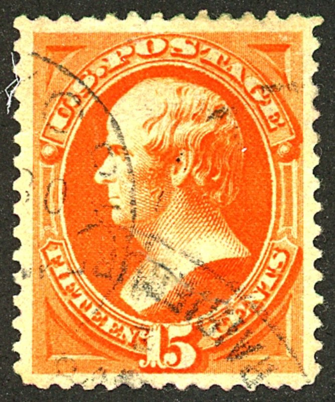 U.S. #152 USED CREASE TEAR THIN