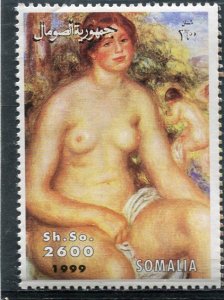 Somalia 1999 Renoir NUDES Paintings 1 value Perforated Mint (NH)