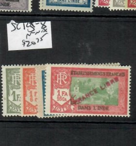 FRENCH  INDIA  (P0405B)  SC 125-8      MNH 