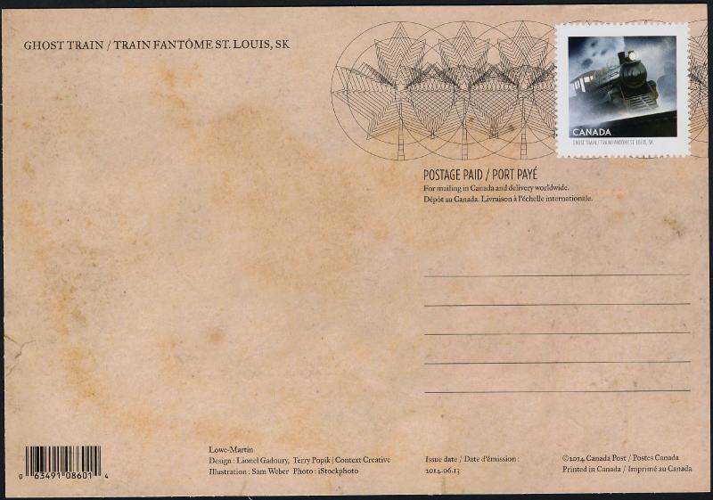 Canada UX391 Postcard MNH Ghost Train