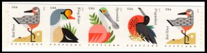 2015 US STAMP - Costal Birds - Coil Strip of 5 35¢ - SC# 4995-4998