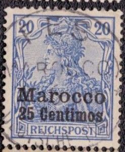 Germany Offices in Morocco - 10 1900 Used