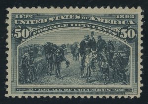 USA 240 - 50 cent Columbian - F/VF Mint hinged