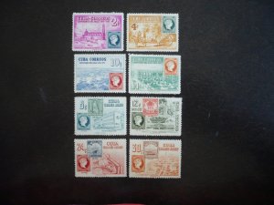 Stamps - Cuba - Scott#539-542,C110-C113 - Mint Hinged Set of 8 Stamps