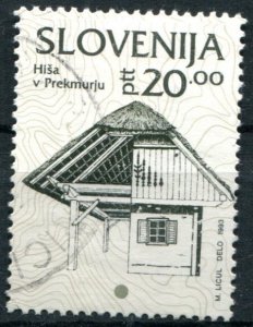 Slovenia Sc#161 Used, 20t multi, Cultural Heritage 1993 (1993)