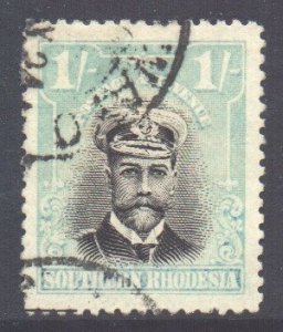 Southern Rhodesia Scott 10 - SG10, 1924 George V 1/- used