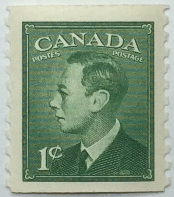 CANADA 1950 #297 King George VI with Postes-Postage Coil - MNH