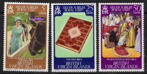 BRITISH VIRGIN ISLANDS SG371/3 1977 ROYAL VISIT MNH