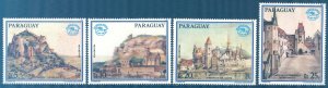 Paraguay 1990 Post in Europa 500 Years Art A. Durer Architecture Mi.4487/91 MNH
