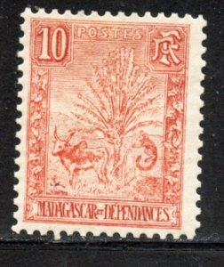 Madagascar # 67, Mint Hinge remain. CV $ 11.00