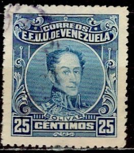 Venezuela 1924; Sc. # 276a; O/Used Perf. 14 Single Stamp