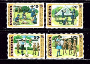 Dominica 630-33 MNH 1979 Girl Guides