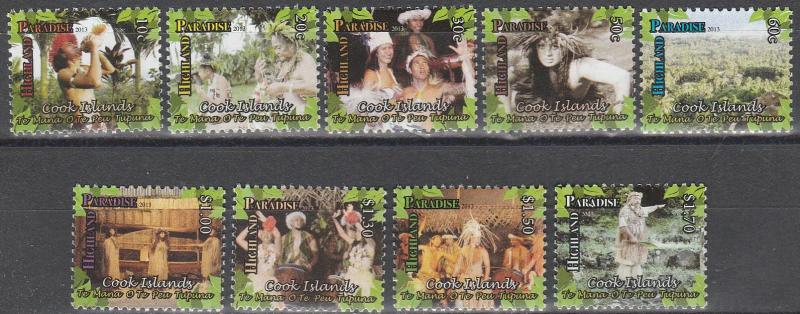 Cook Islands  #1482-90  MNH CV $11.90  (K122)