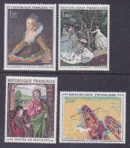 France 1327-30 MNH 1972 Art Series Painting Full Set of 4 Very Fine