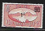 GUADELOUPE, 162, MINT HINGED, SAINTS ROADSTEAD, SURCHARGED