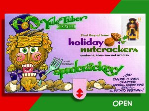 Nutcracker Pull-Tab FDC Features Only Known SPUDCRACKER!! Beware of Those Jaws!