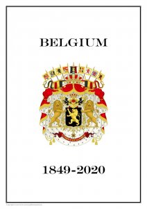 BELGIUM 1849 - 2020  PDF (DIGITAL) STAMP  ALBUM PAGES  (690 pages)